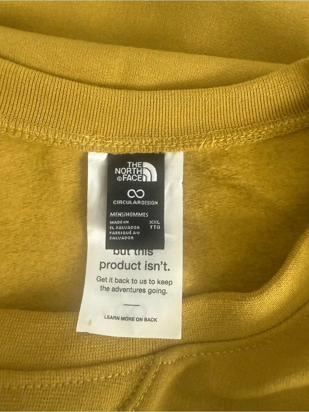 The North Face Men's Crewneck Sweatshirt in Mustard#A11